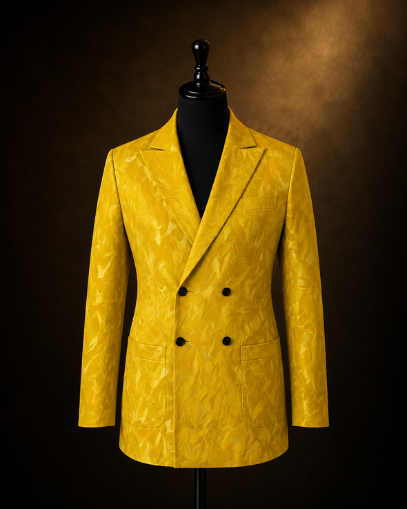 Striking Mustard Luxury Blazer