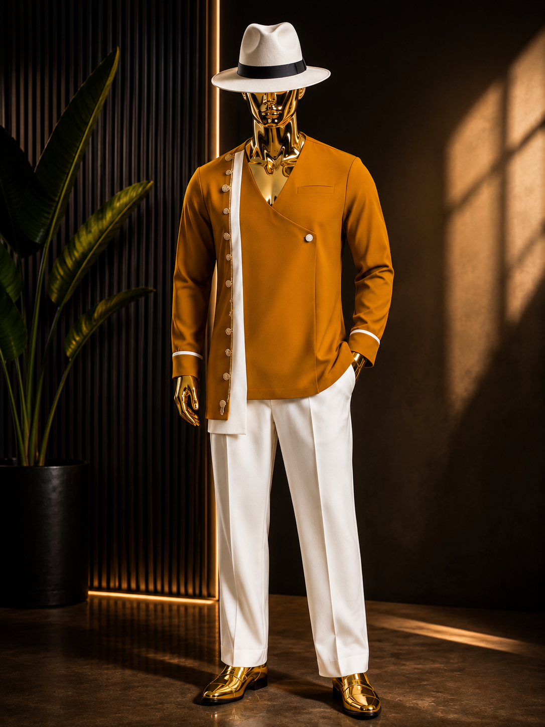 Modern Statement Two-Piece Ensemble