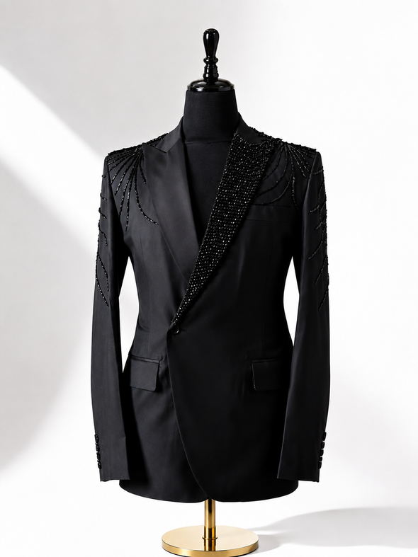 Bold Black Statement Blazer