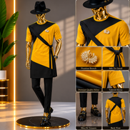 Bold and Refined Two-Tone Ensemble