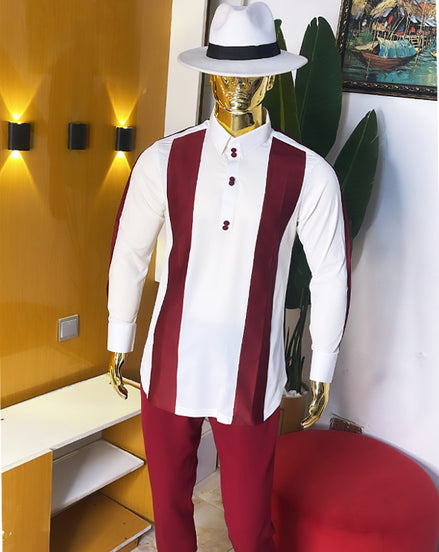 Bold and refined two-Tone Ensemble White