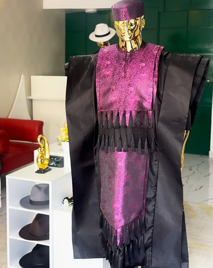 Imperial Amethyst Agbada Set